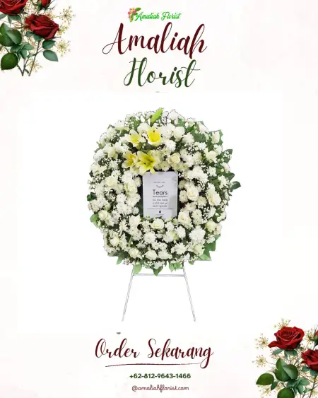 Krans Bunga Duka Talang Aman